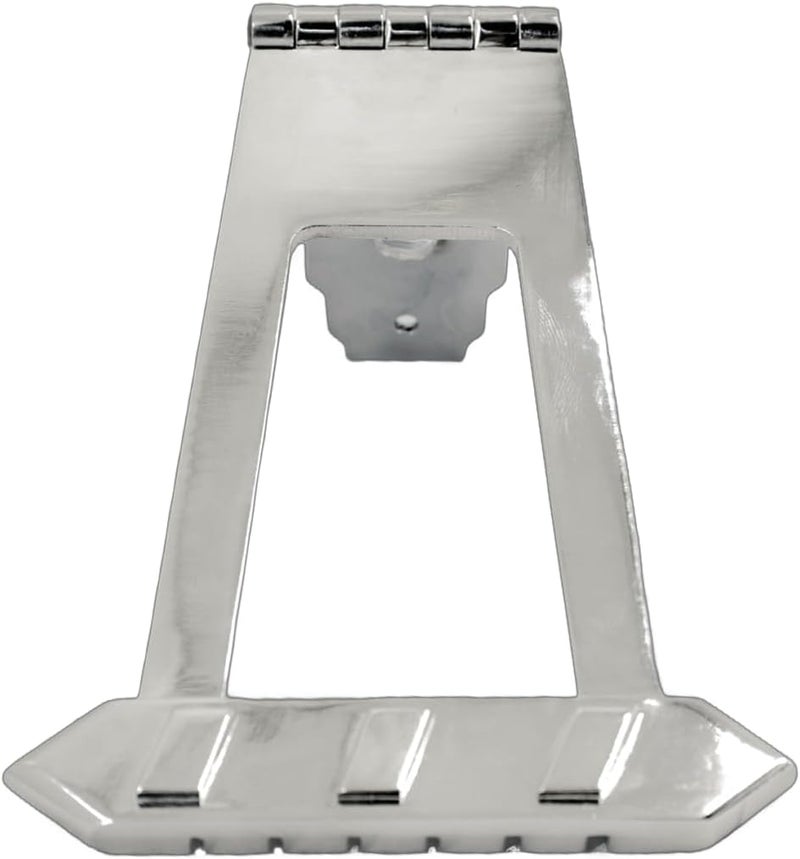 Domofa 6 String Trapeze Tailpiece Bridge Tailpiece for Jazz Archtop Semi-Hollow Guitar Replacement Parts (Chrome) - Image 5